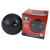 (BSTHB10) Dead Weight Slam Balls, Sand Fill Weighted Ball for Strength & Conditioning Training, Weights Loss, Wall Ball Workouts, Versatile Fitness Exercise Equipment - Black, 10lb